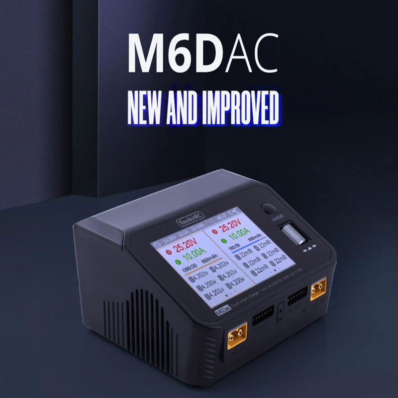ToolkitRC M6DAC 듀얼 채널 스마트 리포 배 - Toolkitrc M6Dac Smart Charger 리뷰 및 가격